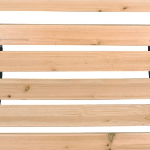 Градинска пейка, 122 cм, дърво