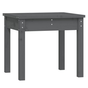 Градинска пейка сива 50x44x45 см борово дърво масив 2
