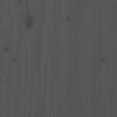 Градинска пейка сива 80x44x45 см борово дърво масив