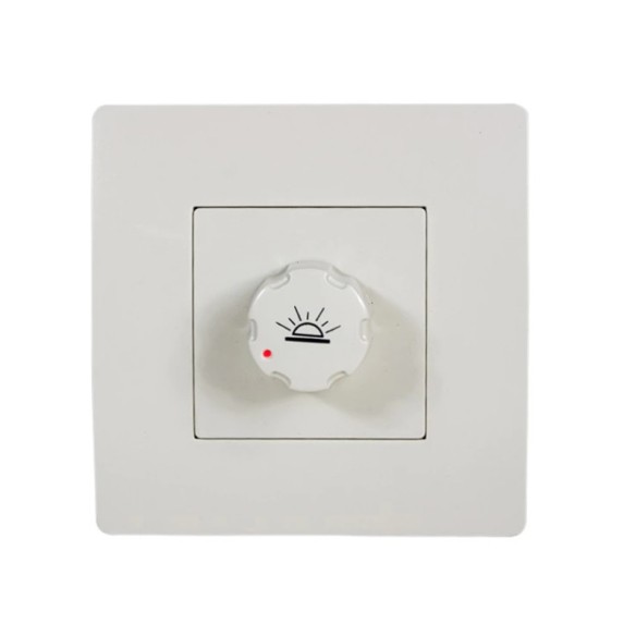 Димер 400W цвят крем Basic ELMARK - 1
