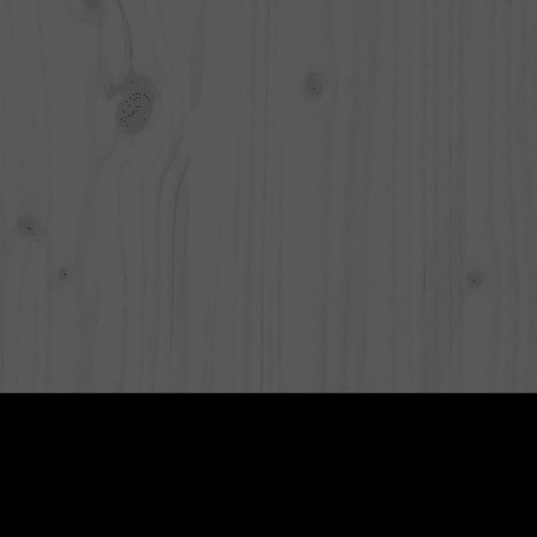 Градинска пейка, сива, 111,5x53x71 см, борово дърво масив