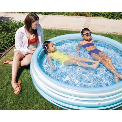 Детски надуваем басейн 147x33 см Blue Bliss INTEX ➤ топ цена ➤ dshome.bg
