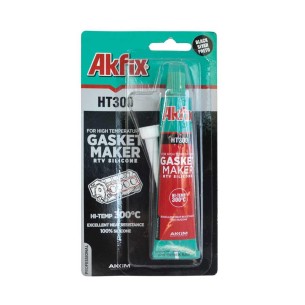 Термоустойчив силикон 85 гр черен HT300 AKFIX ➤ топ цена ➤ dshome.bg