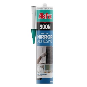 Силикон за лепене на огледала 310 мл безцветен 900N AKFIX ➤ топ цена ➤ dshome.bg