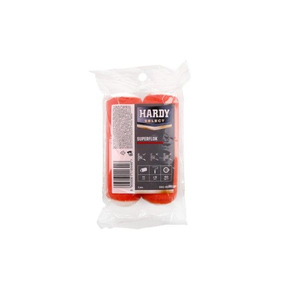 Валяк с дръжка 18 см 10 мм Ф48 мм Microsmart 10 HARDY ➤ топ цена ➤ dshome.bg