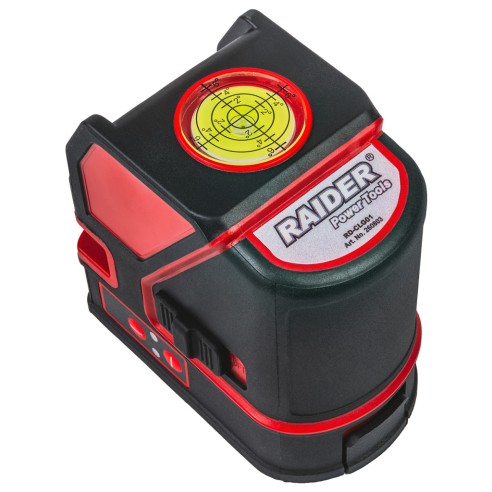 Лазерен нивелир зелени кръстосани линии 30 м RD-CLG01 RAIDER ➤ топ цена ➤ dshome.bg