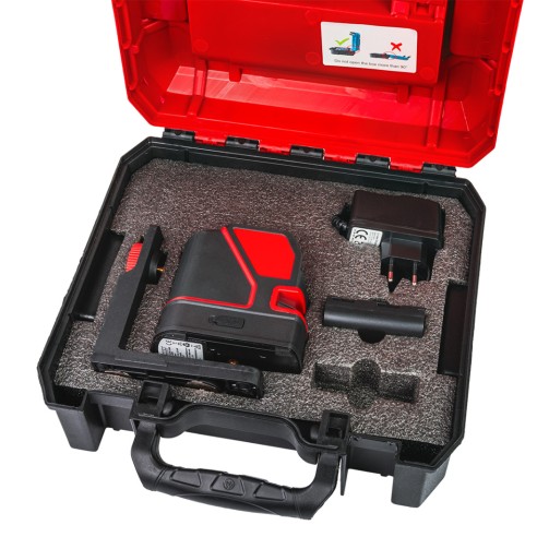 Лазерен нивелир зелени кръстосани линии 30 м RD-CLG01 RAIDER ➤ топ цена ➤ dshome.bg