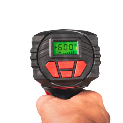 Пистолет за горещ въздух 2000 W LCD RD-HG28 RAIDER ➤ топ цена ➤ dshome.bg