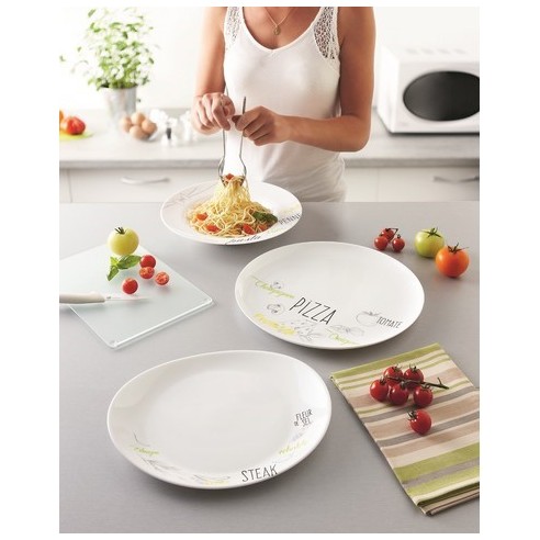 Чиния за стек 30x26 см бяла Friend's Time LUMINARC ➤ топ цена ➤ dshome.bg