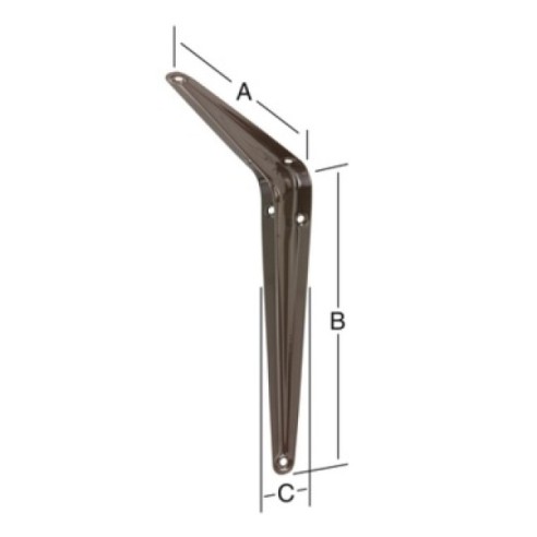 Конзола рафтоносач 125x150x32 мм кафява VORMANN ➤ топ цена ➤ dshome.bg