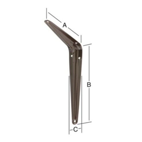 Конзола рафтоносач 150x200x37 мм кафява VORMANN ➤ топ цена ➤ dshome.bg