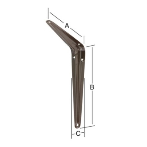 Конзола рафтоносач 250x300x44 мм кафява VORMANN ➤ топ цена ➤ dshome.bg