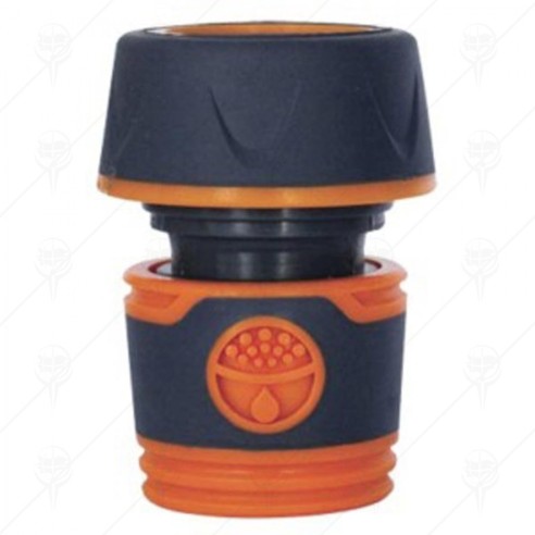 Конектор 1/2" за маркуч 3/4" със стоп SILVER HERLY - 2