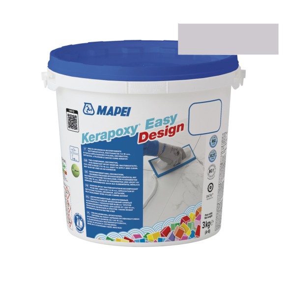 Фуга за плочки Kerapoxy Design 110 - manahatan/манхатан - 3 кг - MAPEI ➤ топ цена ➤ dshome.bg
