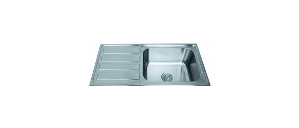 Мивка за кухня от гранит 40х50х20см черна INTER CERAMIC ➤ топ цена ➤ dshome.bg
