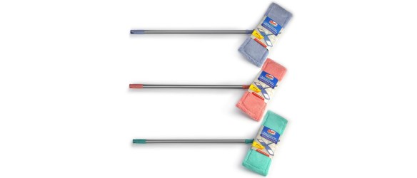 Комплект телескопична дръжка и моп с микрофибърна основа Chenille Magic Clean ➤ топ цена ➤ dshome.bg