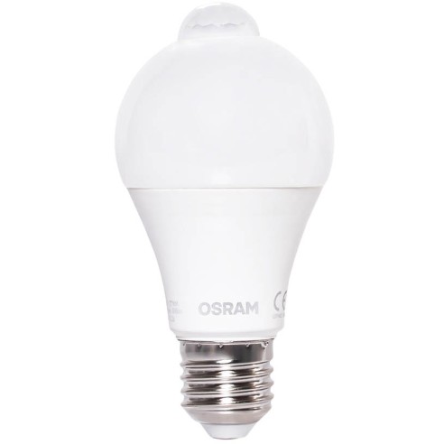 LED крушка със сензор 9 W E 27 Classic A 60 OSRAM ➤ топ цена ➤ dshome.bg