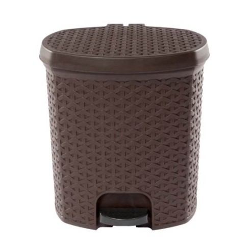 Кош за боклук с педал ратан 18 л STERK ➤ топ цена ➤ dshome.bg