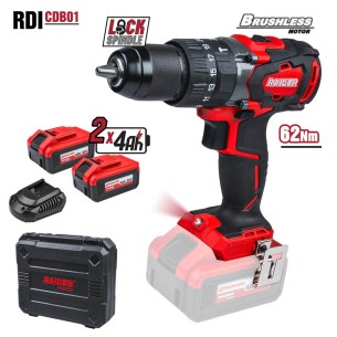 Акумулаторна бормашина с 2 скорости 10 мм RDP-SPCD20 Set RAIDER ➤ топ цена ➤ dshome.bg
