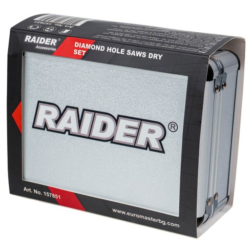 Боркорона M14 Ø8-68 мм AL Case Set Diamond Dry RAIDER ➤ топ цена ➤ dshome.bg