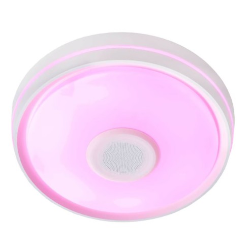 Музикален LED плафон с дистанционно 50 W Ф40 см LIGHTEX ➤ топ цена ➤ dshome.bg