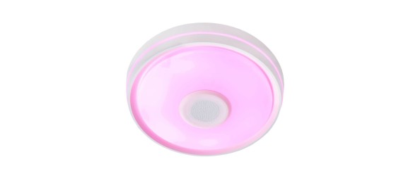 LED музикален плафон 24W 4000K Ф400 Bluetooth Plastic ➤ топ цена ➤ dshome.bg