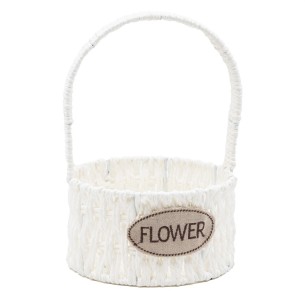 Комплект кръгли кошници Flower 3 бр. бежови ➤ топ цена ➤ dshome.bg 2