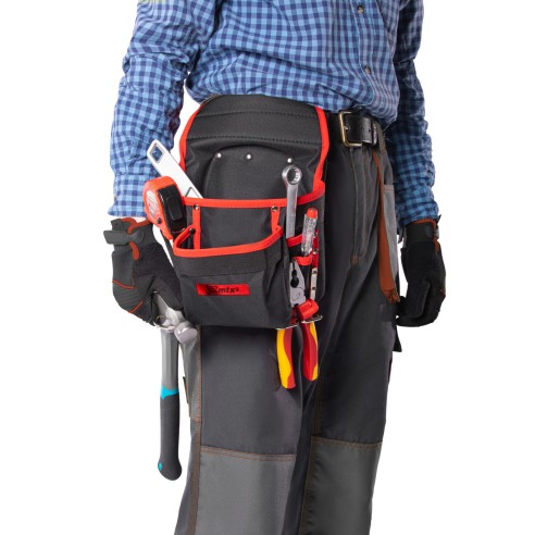 Паласка за колан с 8 джоба и държатели за чук и клещи MTX ➤ топ цена ➤ dshome.bg