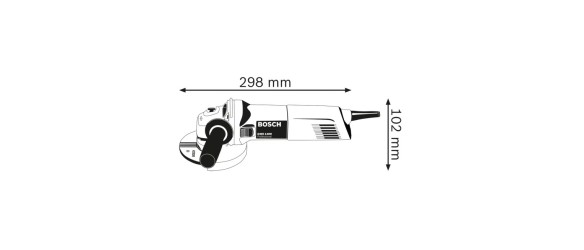 Ъглошлайф 1400 W ø125 мм GWS 14-125 Professional BOSCH ➤ топ цена ➤ dshome.bg