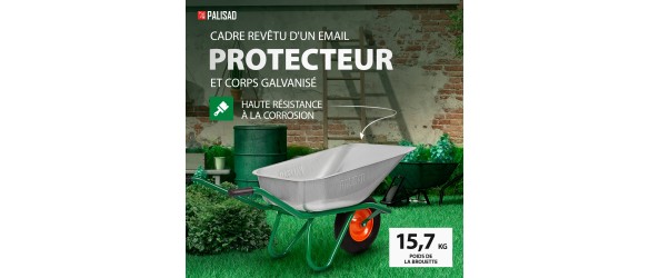 Ръчна количка 90 л 200 кг PALISAD ➤ топ цена ➤ dshome.bg