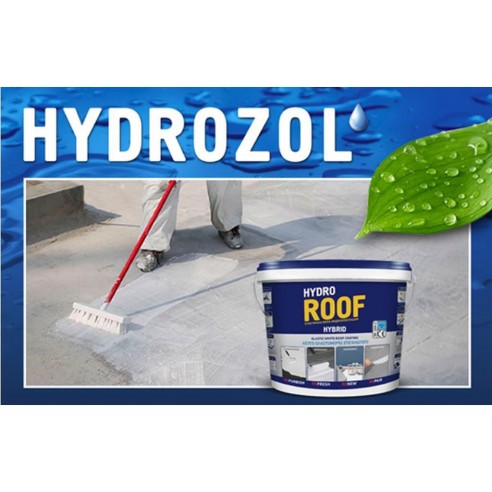 Хибридна хидроизолация за покриви 4 кг бяла Hydro Roof ХИДРОЗОЛ ➤ топ цена ➤ dshome.bg