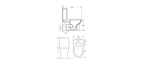 Моноблок с долно оттичане X-Comfort CTT-1011S FORMA VITA ➤ топ цена ➤ dshome.bg