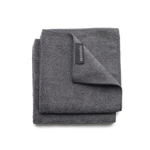 Микрофибърни кърпи за почистване Dark Grey 2 бр. BRABANTIA ➤ топ цена ➤ dshome.bg
