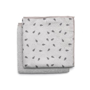 Микрофибърни кърпи за почистване Light Grey 2 бр. BRABANTIA ➤ топ цена ➤ dshome.bg 2