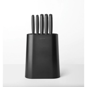 Блок с 5 ножа Tasty+ Dark Grey BRABANTIA ➤ топ цена ➤ dshome.bg