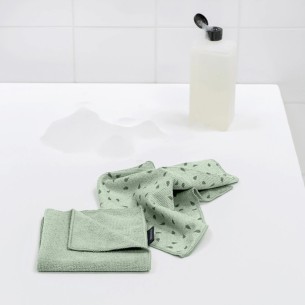 Микрофибърни кърпи за почистване Jade Green 2 бр. BRABANTIA ➤ топ цена ➤ dshome.bg 2