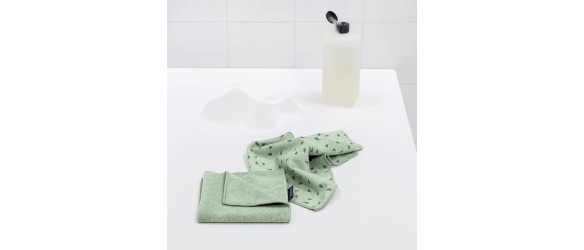 Микрофибърни кърпи за почистване Jade Green 2 бр. BRABANTIA ➤ топ цена ➤ dshome.bg