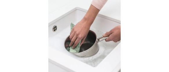 Микрофибърни кърпи за почистване Jade Green 2 бр. BRABANTIA ➤ топ цена ➤ dshome.bg