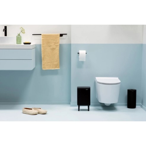 Кошче за баня 4 л черно Bo Small Hi BRABANTIA ➤ топ цена ➤ dshome.bg