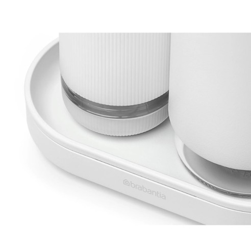 Дозатори за сапун 200 мл 2 бр. Mineral Fresh White BRABANTIA ➤ топ цена ➤ dshome.bg