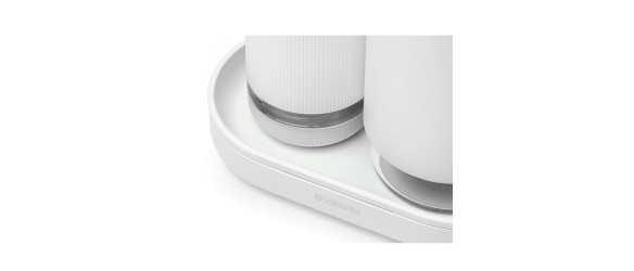 Дозатори за сапун 200 мл 2 бр. Mineral Fresh White BRABANTIA ➤ топ цена ➤ dshome.bg