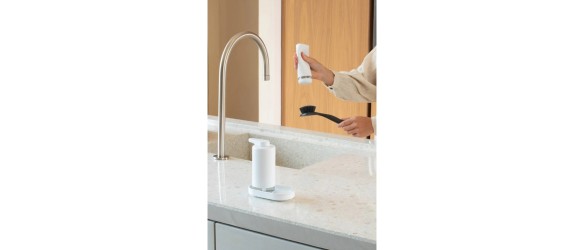 Дозатори за сапун 200 мл 2 бр. Mineral Fresh White BRABANTIA ➤ топ цена ➤ dshome.bg