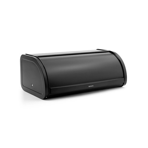 Кутия за хляб Roll Top Matt Black BRABANTIA ➤ топ цена ➤ dshome.bg