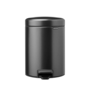 Кошче за баня 5 л NewIcon Confident Grey BRABANTIA ➤ топ цена ➤ dshome.bg
