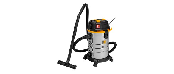 Строителна прахосмукачка 1400 W 30 л EVC30 DENZEL ➤ топ цена ➤ dshome.bg