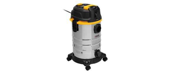 Строителна прахосмукачка 1400 W 30 л EVC30 DENZEL ➤ топ цена ➤ dshome.bg