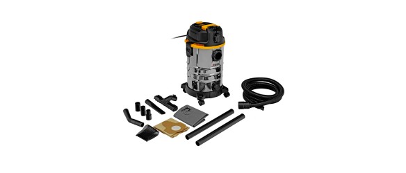 Строителна прахосмукачка 1400 W 30 л EVC30 DENZEL ➤ топ цена ➤ dshome.bg