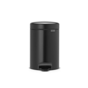 Кошче за баня 3 л NewIcon Matt Black BRABANTIA ➤ топ цена ➤ dshome.bg