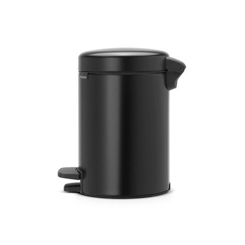 Кошче за баня 3 л NewIcon Matt Black BRABANTIA ➤ топ цена ➤ dshome.bg