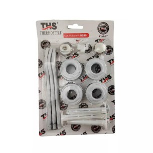 Комплект за радиатор с 3 конзоли 13 части THS THERMOSTYLE ➤ топ цена ➤ dshome.bg